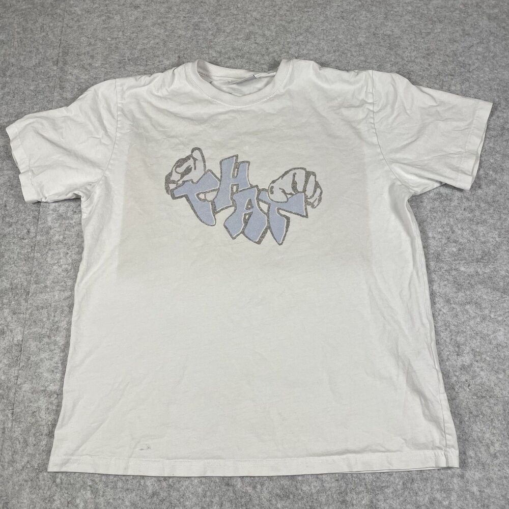 THISISNEVERTHAT White Large Graphic Cotton T-Shirt SE/SP01-01224 TN241TTSST31